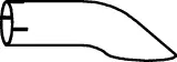 Exhaust Pipe, Rear VDL 