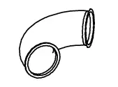 Exhaust Pipe, Front DENNIS 