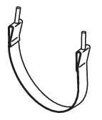 Holder, exhaust pipe DENNIS 