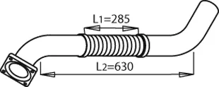 Pipe for DAF DINEX 