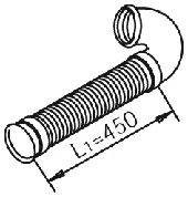Pipe for DAF DINEX 