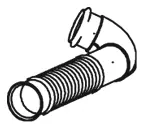 Pipe for DAF DINEX 
