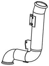 Pipe for DAF DINEX 