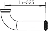 Pipe for DAF DINEX 