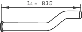Pipe for DAF DINEX 