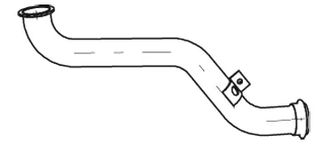 Pipe for DAF DINEX 
