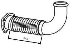 Pipe for DAF DINEX 