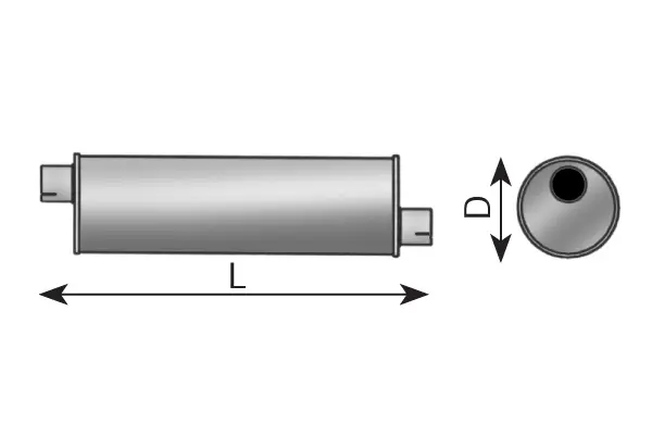 Silencer for DAF DINEX 