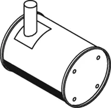Silencer for DAF DINEX 