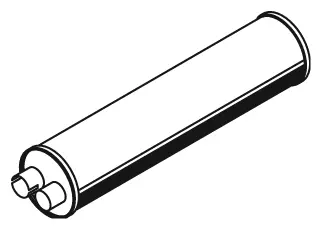 Silencer for DAF DINEX 