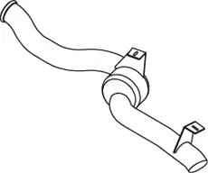 Pipe for DAF DINEX 