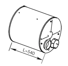 Silencer for DAF DINEX 