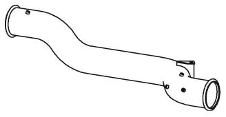 Pipe for DAF DINEX 