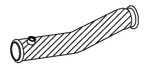 Pipe for DAF DINEX 