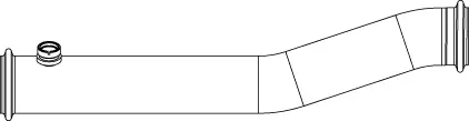 Pipe for DAF DINEX 