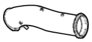 Pipe for DAF DINEX 