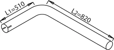 Pipe for DAF DINEX 