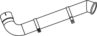 Pipe for DAF DINEX 