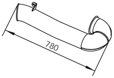 Pipe for DAF DINEX 
