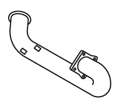 Hose Eye=Ø1/4" / Nut=1/4" - Length=950mm Zepro 