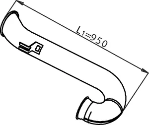 Pipe for DAF DINEX 