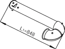 Pipe for DAF DINEX 