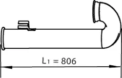 Exhaust Pipe for DAF DINEX 