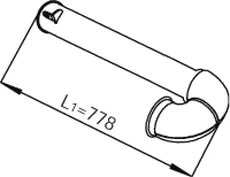 Pipe for DAF DINEX 