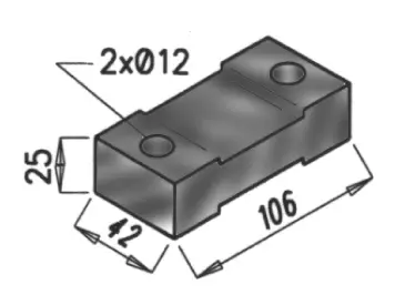 Bolt M12x80mm HACO Zepro 
