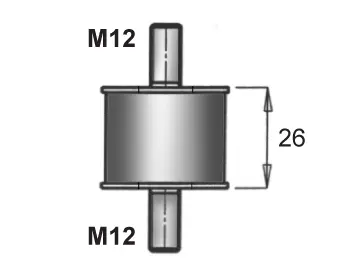 Rubber Strip, exhaust system BOVA 