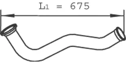Exhaust Pipe for DAF DINEX 