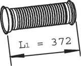 Pipe for DAF DINEX 