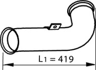 Pipe for DAF DINEX 