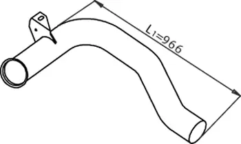 Exhaust Pipe for DAF DINEX 
