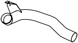 Pipe for DAF DINEX 