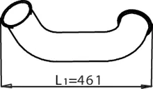 Exhaust Pipe for DAF DINEX 