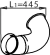 Pipe for DAF DINEX 