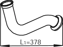Exhaust Pipe for DAF DINEX 