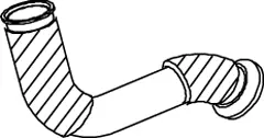 Pipe for DAF DINEX 