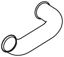 Pipe for DAF DINEX 
