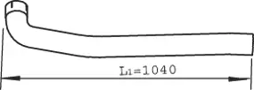 ENGINE HOSES 22252 CURVED HOSE Gates 