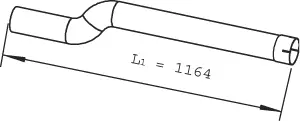 Pipe for DAF DINEX 