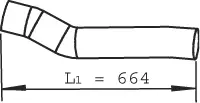 Pipe for DAF DINEX 