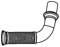 Pipe for DAF DINEX 