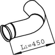 Hose Eye=3/8"/Eye=1/4" Length=360mm HACO Zepro 