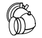 Pipe for DAF DINEX 