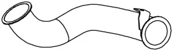 Pipe for DAF DINEX 