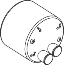 Silencer W. SCR for DAF DINEX 