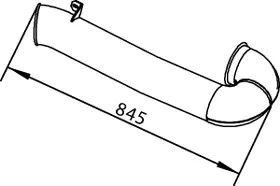 Pipe for DAF DINEX 