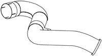 Pipe for DAF DINEX 